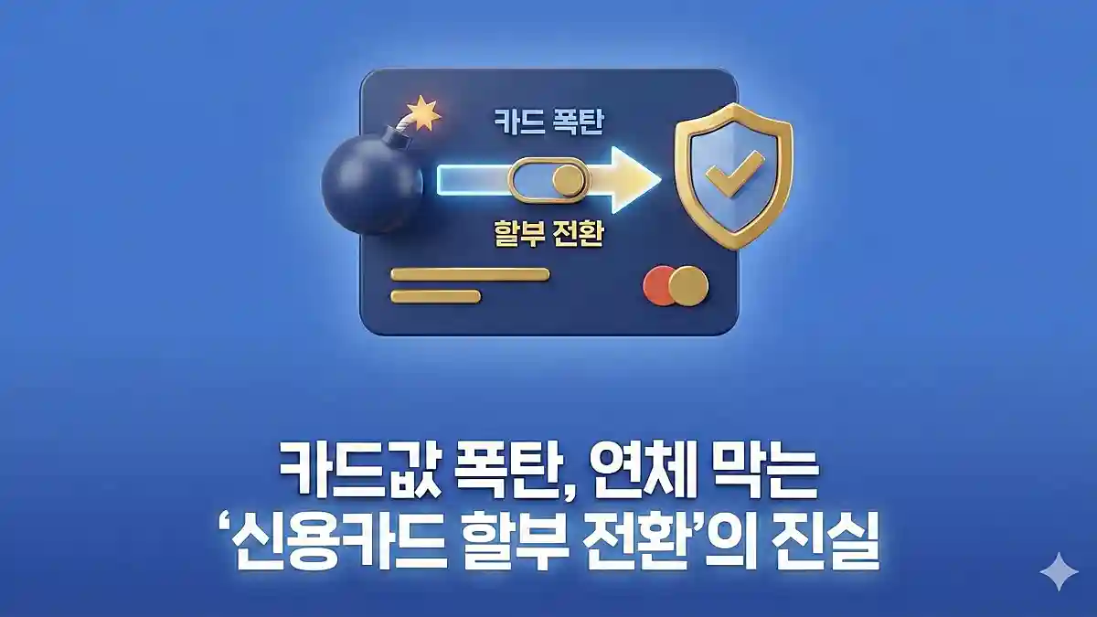 신용카드 할부 전환