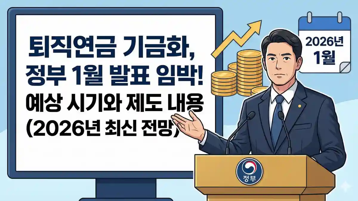 퇴직연금 기금화 (출처:AI 생성)