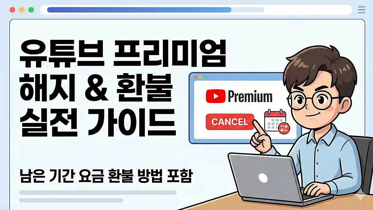 유튜브 프리미엄 해지