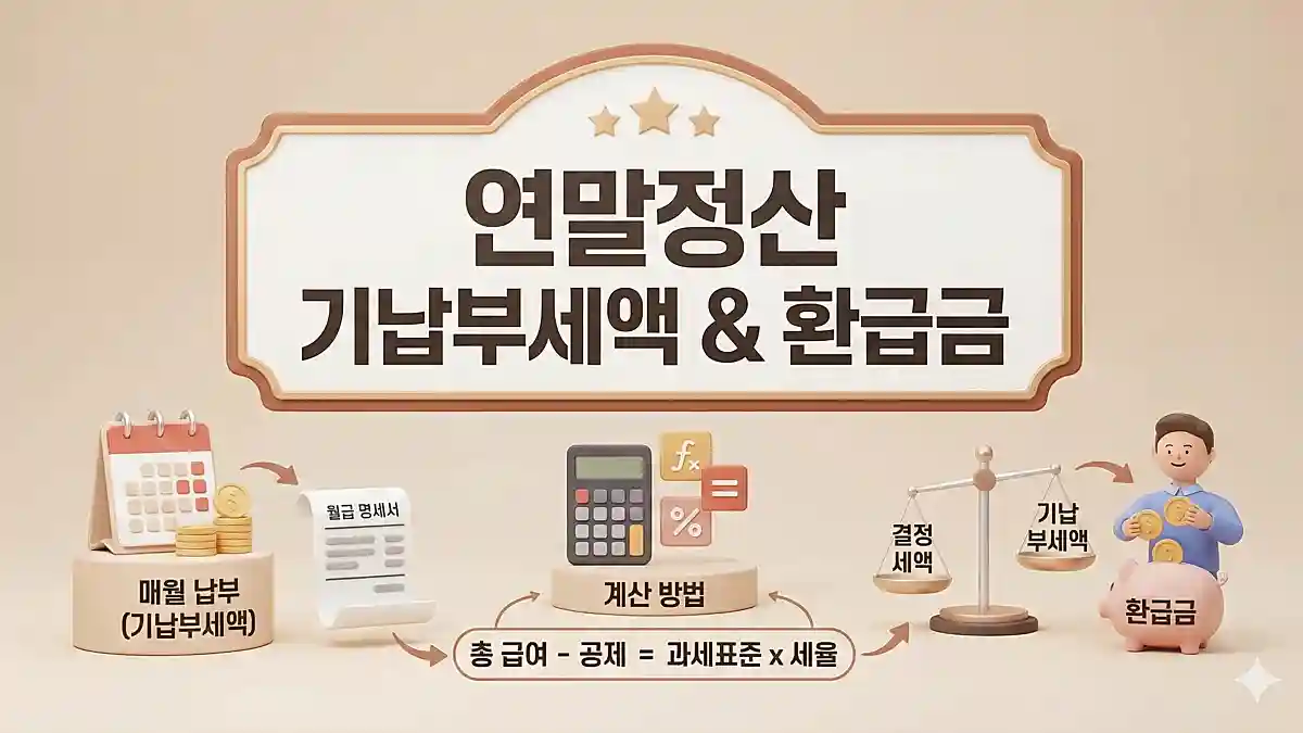 연말정산 기납부세액 환급금