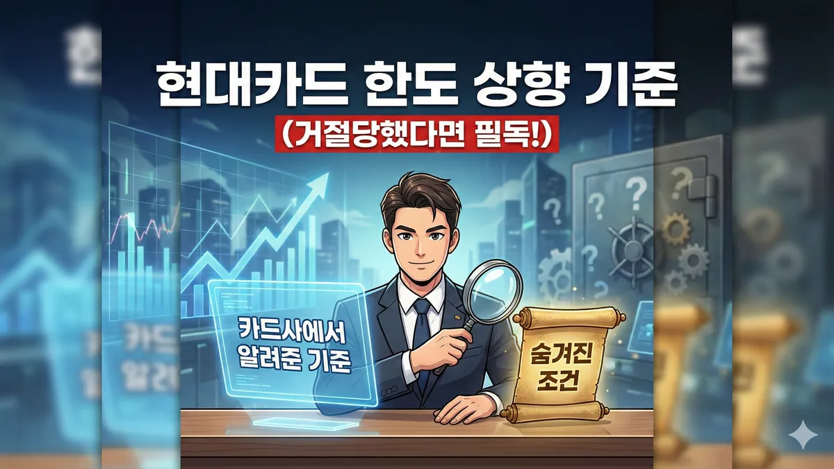 현대카드 한도 상향 기준