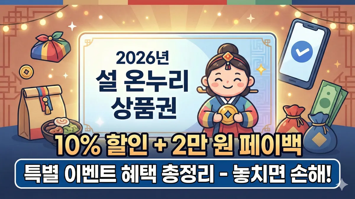 설 온누리 상품권 이벤트