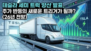 테슬라 세미 트럭 양산