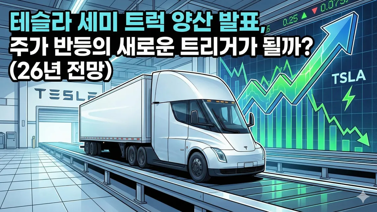 테슬라 세미 트럭 양산