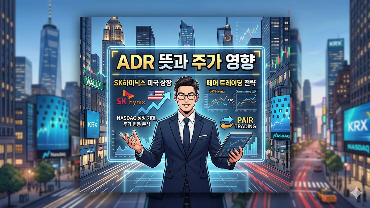 ADR 뜻과 주가 영향