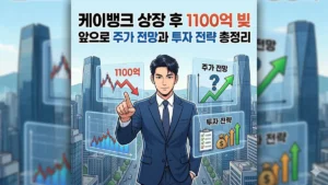 케이뱅크 상장 후 빚