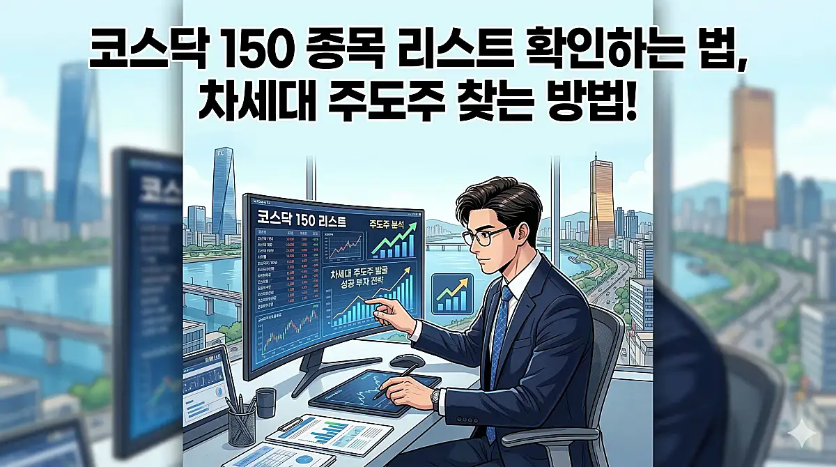 코스닥 150 종목 리스트 확인