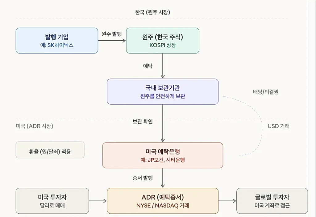 ADR 발행 구조 다이어그램