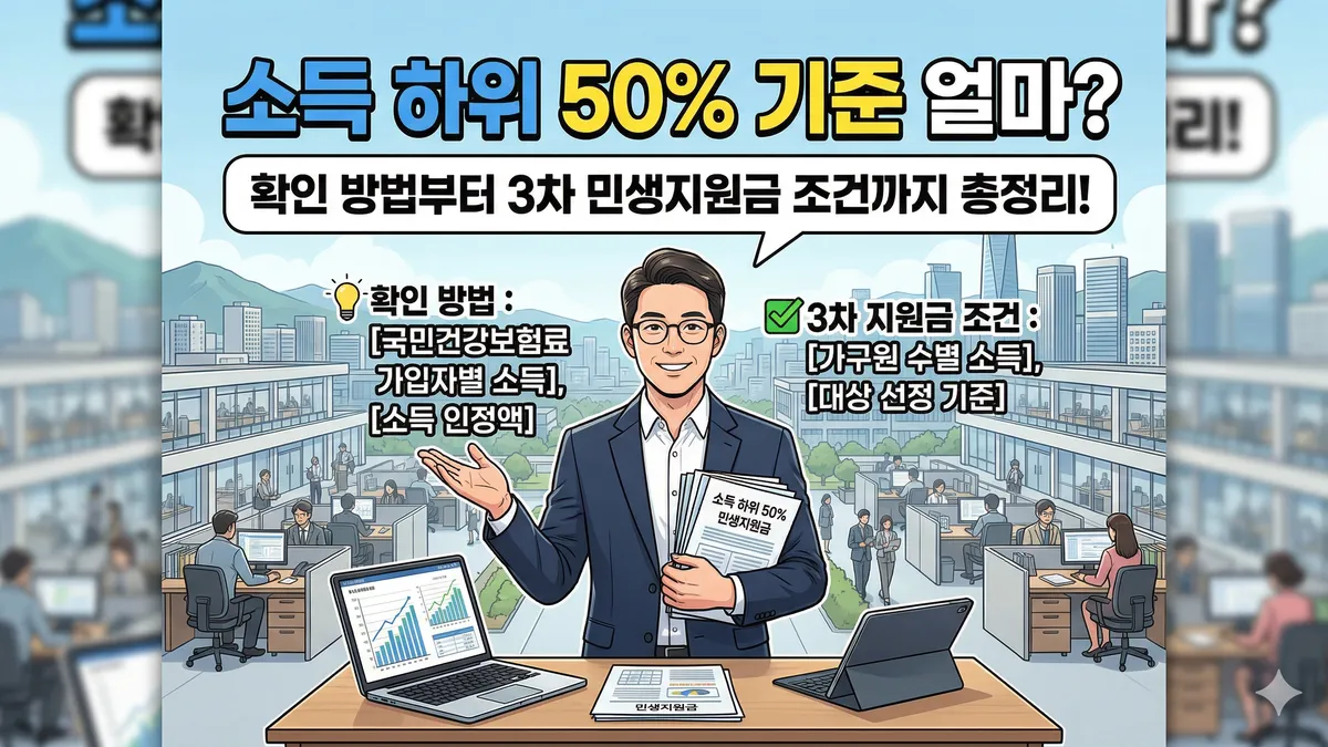 소득 하위 50% 기준