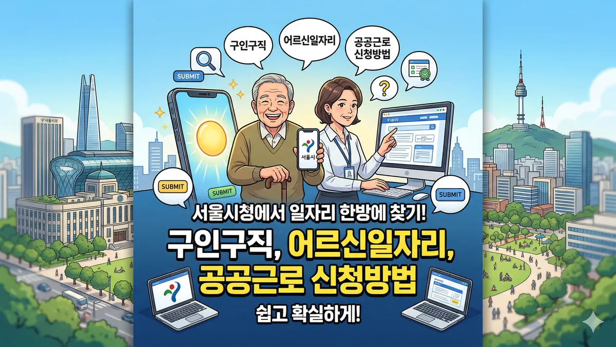 서울시청 홈페이지 일자리