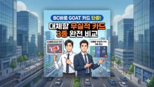 BC GOAT 카드 단종