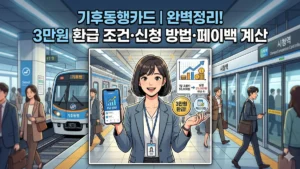 기후동행카드 3만원 환급