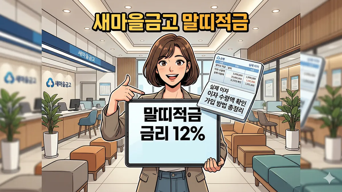 새마을금고 말띠적금