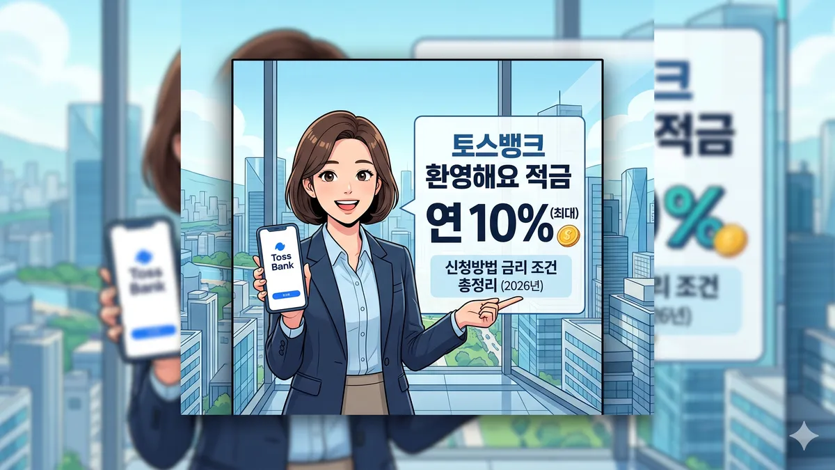토스뱅크 환영해요 적금