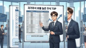 자기주식 비율 높은 주식