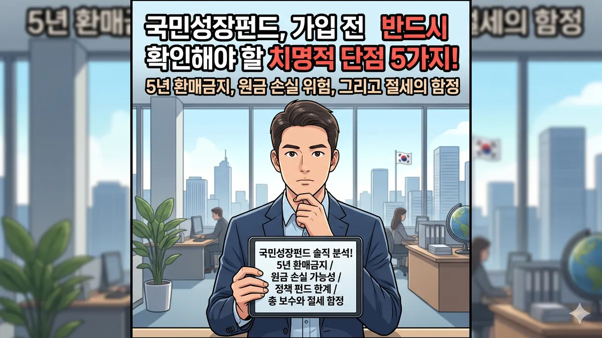 국민성장펀드 단점