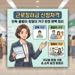 근로장려금 신청자격