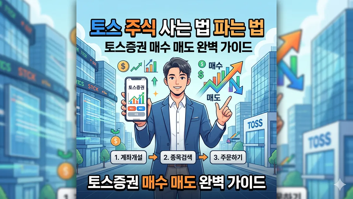 토스 증권에서 주식 사는 법, 파는 법